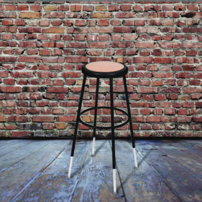 STOOL,31-39IN ADJ BLK,WDG
